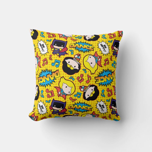 Coussin Motif de danse Chibi Heroine (Recto)