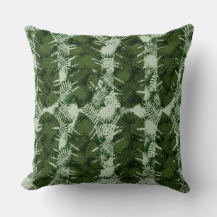 Coussin motif de feuilles motif de feuilles de bananier ho