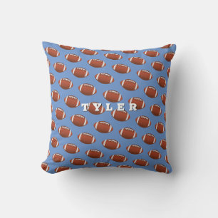 Coussin Motif de football, Personnaliser le nom en gras su