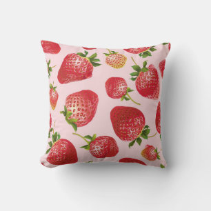 Coussin Motif de fraises