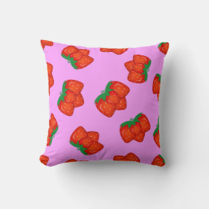 Coussin Motif de fraises