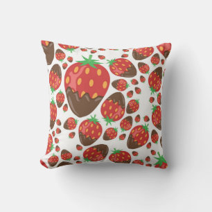 Coussin Motif de fraises