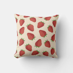 Coussin Motif de fraises