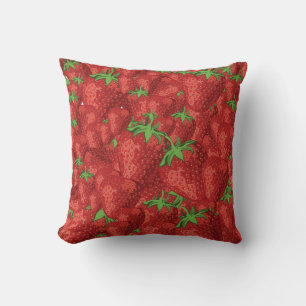 Coussin Motif de fraises