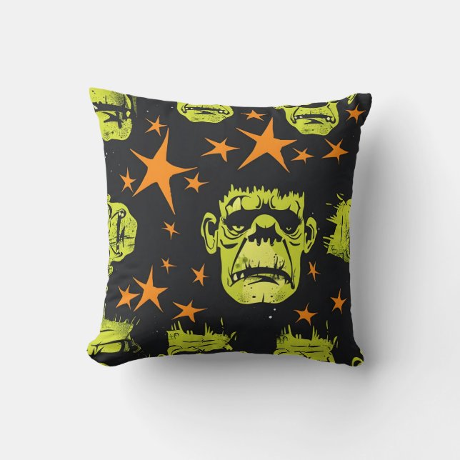 Coussin Motif de Frankenstein (Recto)