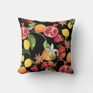 Coussin Motif de fruits tropicaux sans soudure. Fond exoti