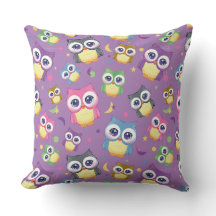Motif de hibou fantaisiste sur décoration intérieu