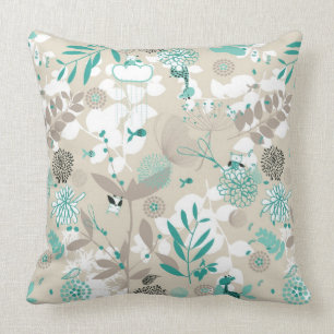 Coussin Motif de jardin