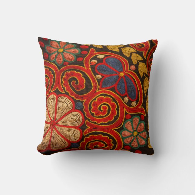 Coussin Motif de la Mongolie (Recto)