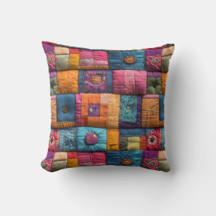 Coussin Motif de la surface de la surface de matchs en Whi