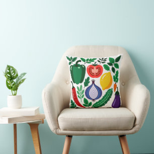 Coussin Motif de légume