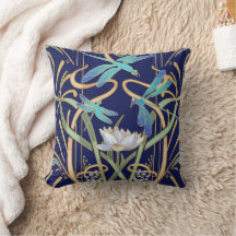 Motif de libellules Art nouveau