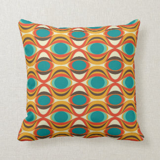 Coussin Motif de l'Oeil au milieu du siècle moderne