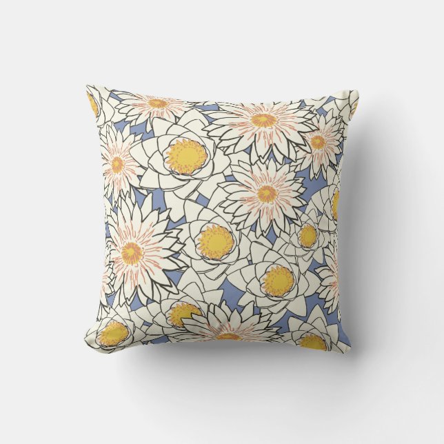 Coussin Motif de marguerite (Recto)