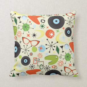 Coussin Motif de mode Vintage des années 50