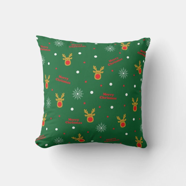 Coussin Motif de Noël (Recto)
