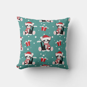 Coussin Motif de Noël Black Kitty