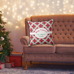 Coussin Motif de Noël personnalisé