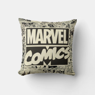 Coussin Motif de pages de bandes dessinées Marvel