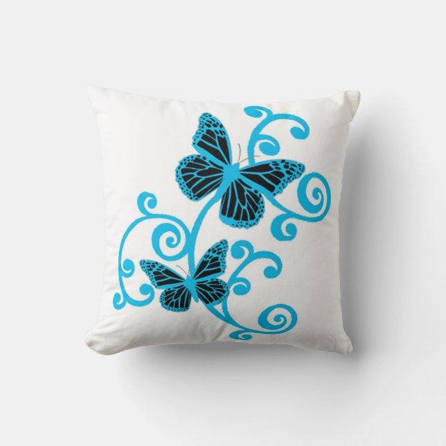 Coussin Motif de papillons élégant (Recto)