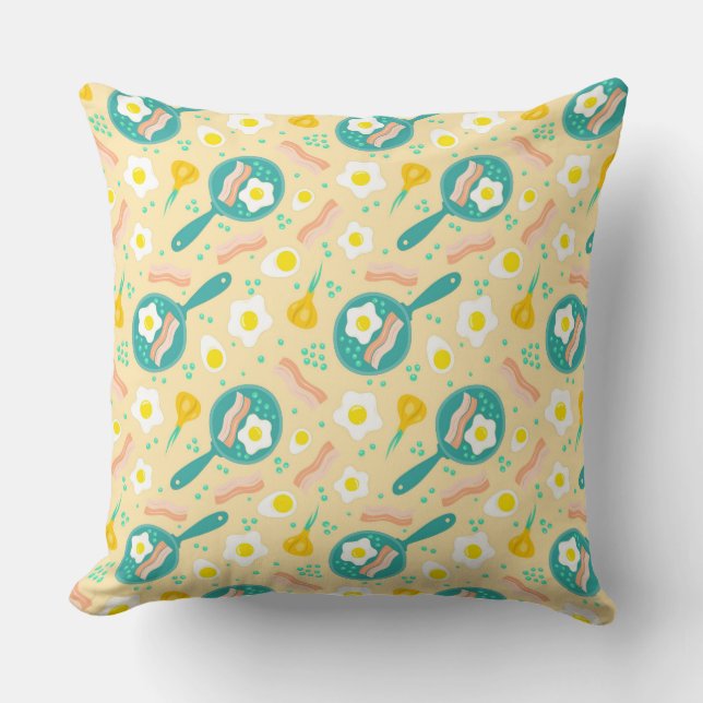 Coussin Motif de petit déjeuner (Recto)