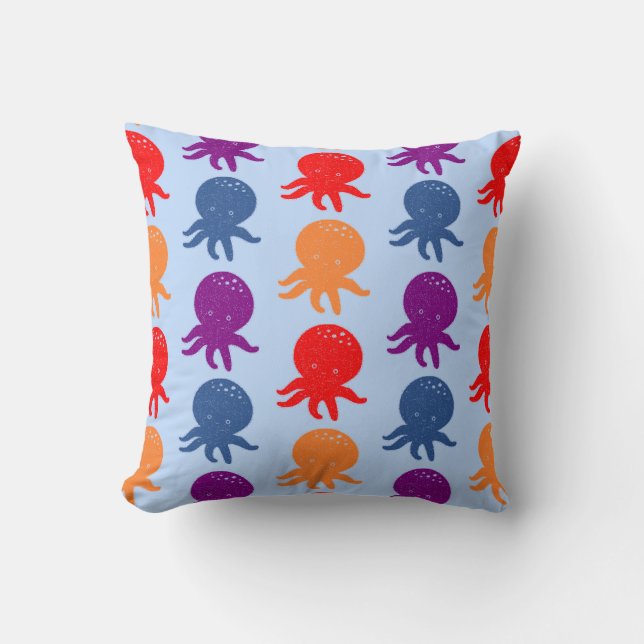 Coussin Motif de pieuvre de bébé (Recto)