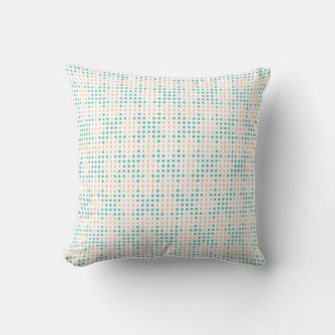 Coussin Motif de points et d'ovales colorés - Croix