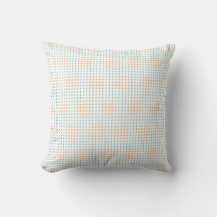Coussin Motif de points et d'ovales colorés - Points
