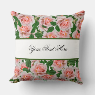 Coussin Motif de roses modifiable