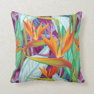 Coussin Motif de Strelitzia