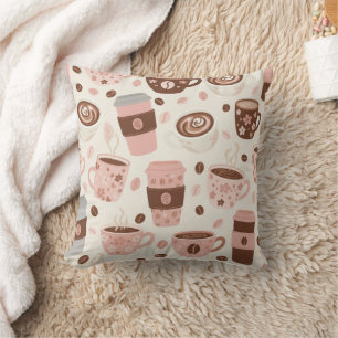 Coussin Motif de tasse de café cosy (10)