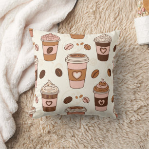 Coussin Motif de tasse de café cosy (12)