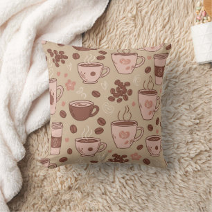 Coussin Motif de tasse de café cosy (7)
