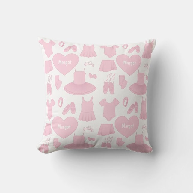 Coussin Motif de vêtements de ballet - Arrière - p (Recto)