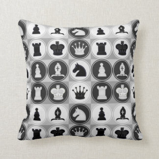 Coussin Motif d'échecs