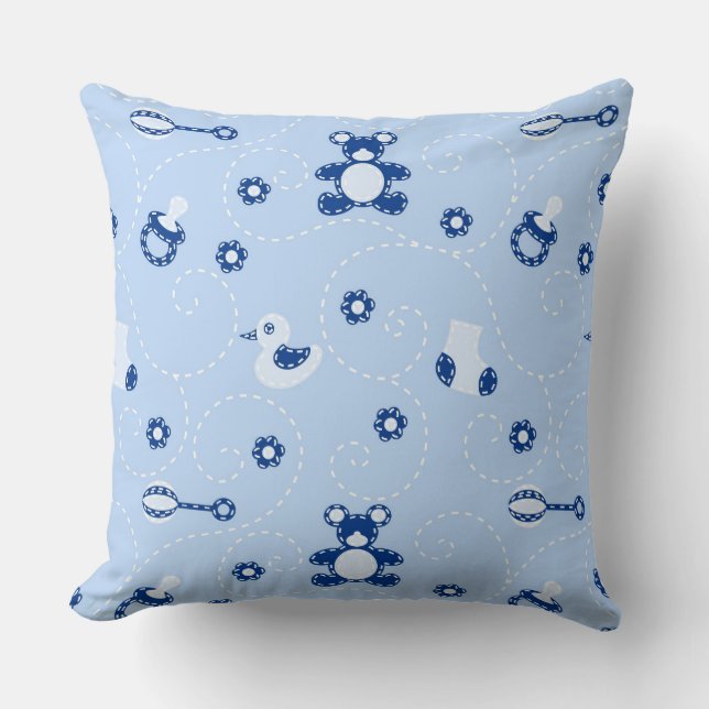 Coussin Motif d'édredon de bébé (Recto)