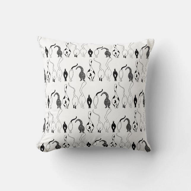 Coussin Motif des boutons de chat (Recto)