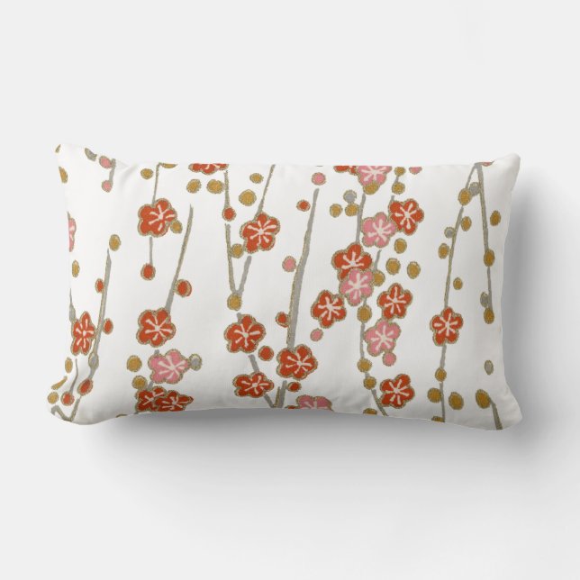 Coussin Motif des branches en cascade (Recto)