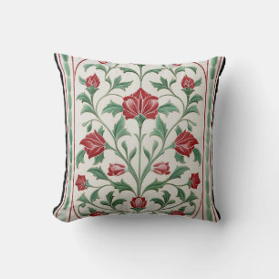 Coussin Motif des fleurs mogholes