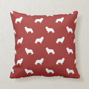 Coussin Motif des silhouettes du roi Cavalier Charles d'Es