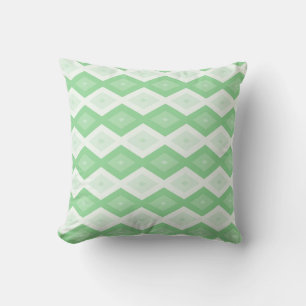 Coussin Motif diamant vert pomme