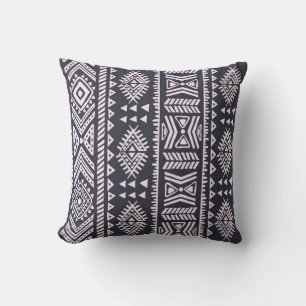 Coussin Motif d'illustration ethnique tribal