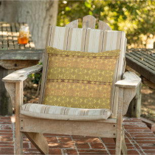 Coussin motif d'origine africaine avec des symboles Adinkr