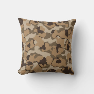 Coussin Motif du Camouflage du désert