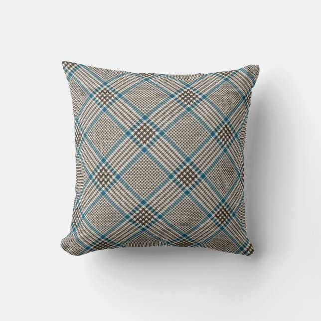 Coussin Motif du chèque du prince de Galles (Recto)