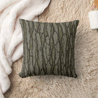 Coussin Motif Écorce de Chêne Camo Botomlands