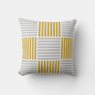 Coussin Motif en argent et or