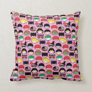 Coussin Motif en chef de la Ligue de justice de Chibi