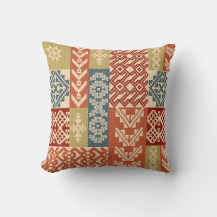 Coussin Motif ethnique décoratif géométrique