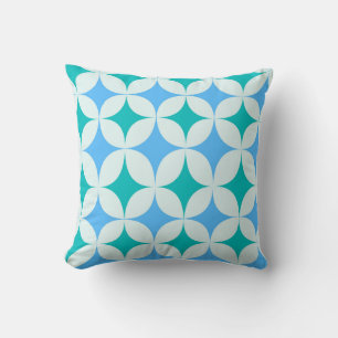 Coussin Motif étoiles éclatées rétro du milieu du siècle b